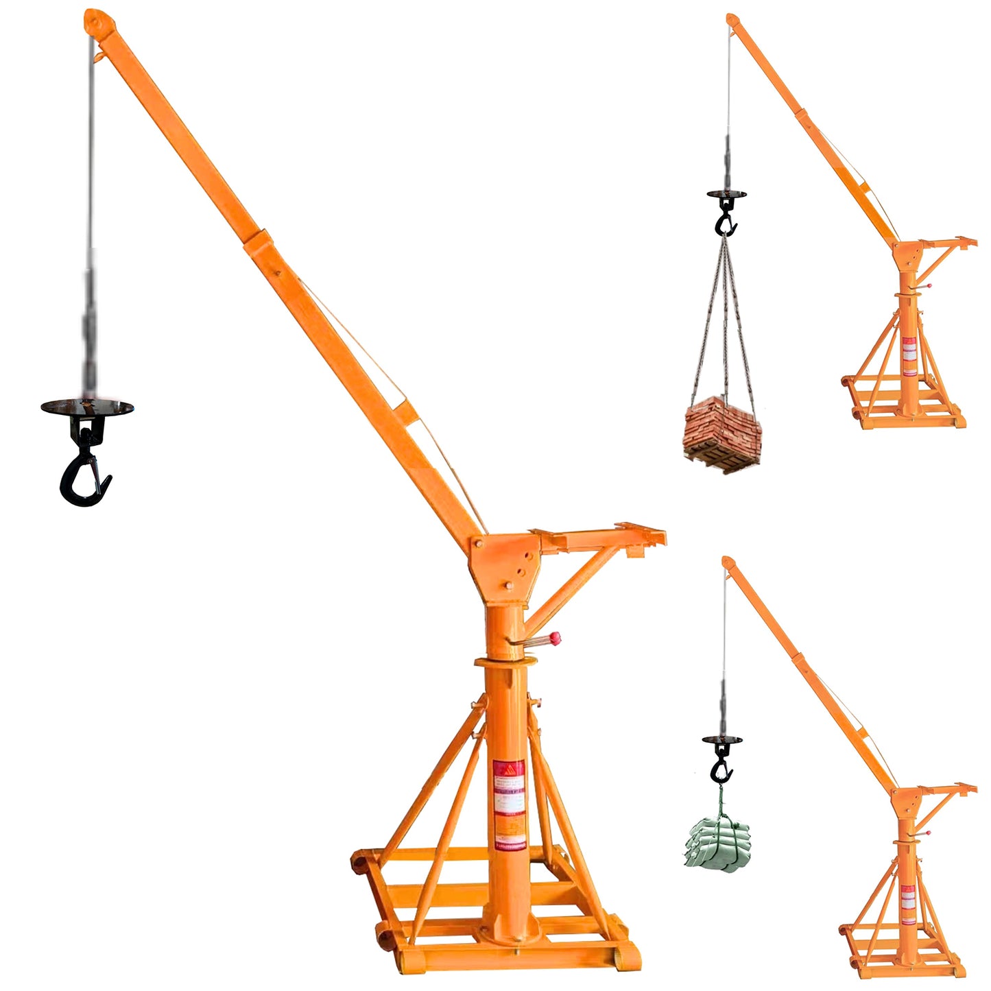 SWADESI KRAFT Electric Mini Lifting Crane 57kg with 360 Adjustable Frame | Mini Crane Scale 500kg B3