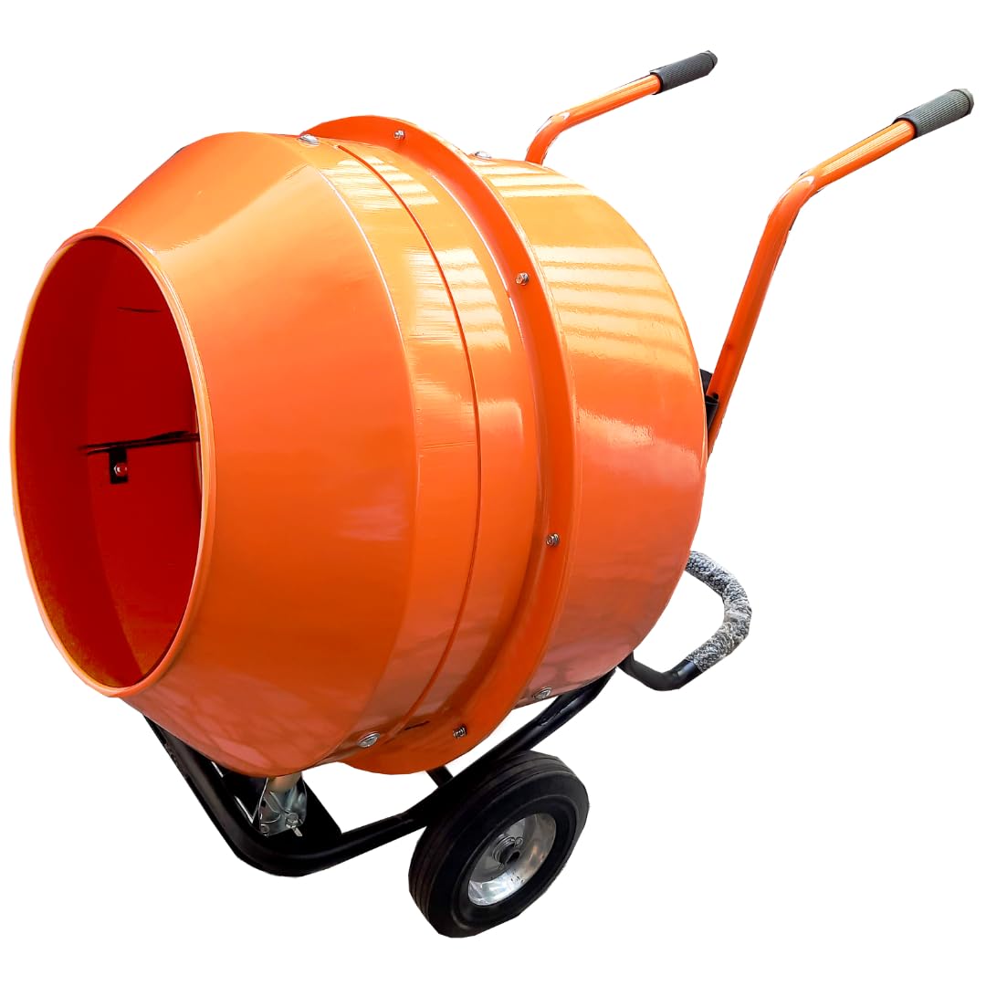 SWADESI KRAFTS Concrete Mixer Machine | Electric Concrete Mixture Machine (230 liter)-CNT_230 0.5hp motor