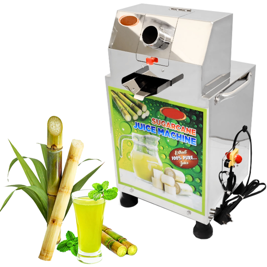 SWADESI KRAFTS Automatic Sugarcane Juicer Machine With 1hp Motor Single Phase | Sugarcane Squeezer for Commercial Use Capacity Is 300 Glass/Hr.A1