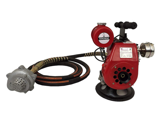SWADESI KRAFTS Portable Petrol Kerosene Dewatering Pump Set | Mud pump set