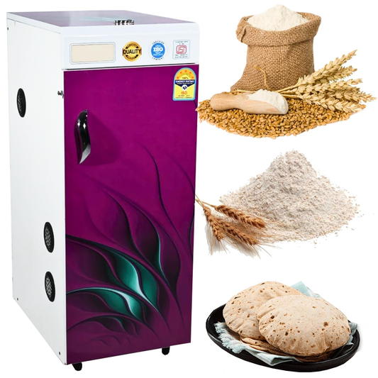 SWADESI KRAFTS Automatic Domestic Flour Mill Machine for Business with 2hp Motor | Atta Chakki for Home Capacity is 12-16kg/Hr
