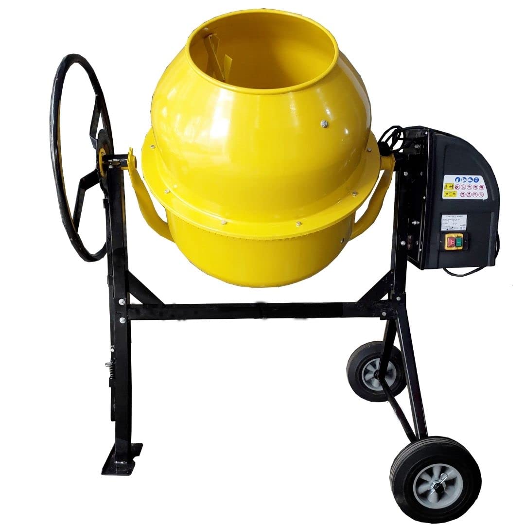 SWADESI KRAFTS 250ltr-Concrete Mixer Machine | Electric Concrete Mixture Machine 1100-watt-a1