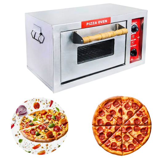 SWADESI KRAFTS stainless steel 202 pizza oven commercial use with 3500 watts, 18” x 18” inch, 8 pizza – 8-inch, best pizza oven size 22”x30” inch (LXW) and 18” inch height, its use crispy up pizza