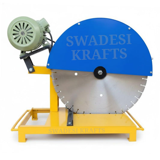 Heavy Duty Concrete Block Cutting Machine | AAC Block Cutter with Diamond Blade | Electric Brick & Stone Cutting Machine | Construction Tool Equipment