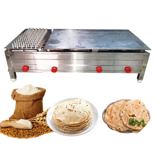 SWADESI KRAFTS stainless steel chapati Bhatti gas puffer 18”36”12” inch | commercial chapati making machine with puffer plate use for roti Frankie sandwich paratha wraps A1