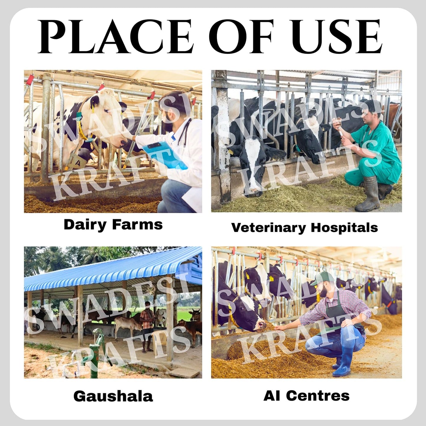 Cow Lifting Travis Heavy Duty | Animal Lifting Harness for Cow & Buffalo | Adjustable Steel Body Support for Veterinary & Dairy Farm Use