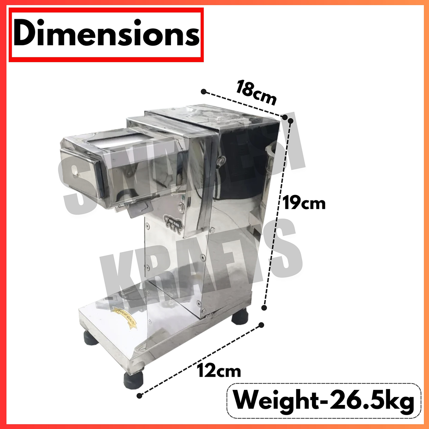 Swadesi Krafts 10 Kg Besan Mixing Machine With 1hp Motor A1