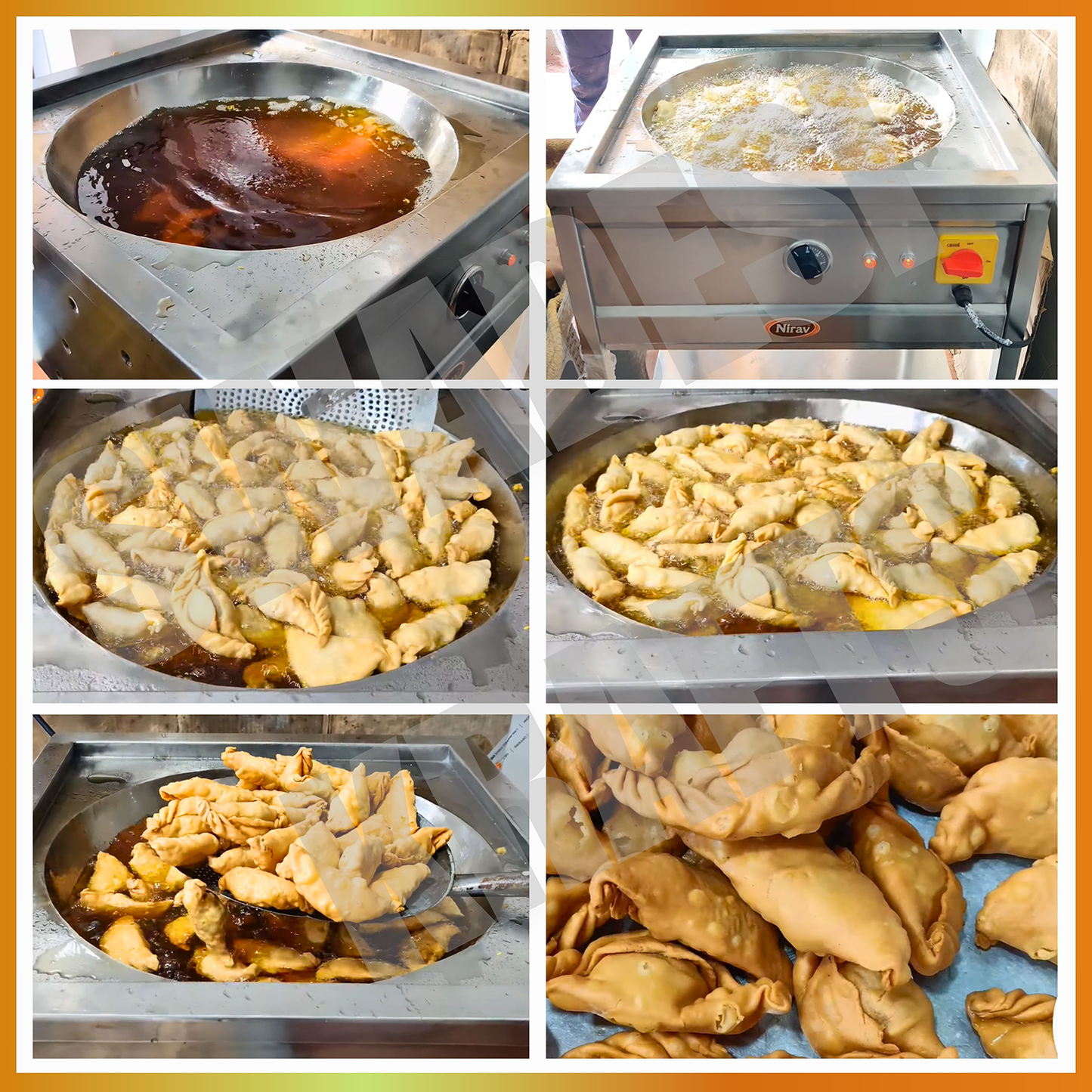 SWADESI KRAFTS Electric Kadai Commercial Stainless-Steel 202 Body With 3000 + 3000 Double Heater Commercial Fryer Electric Size 25”X25”X32” Inch (LXWXH) Used for Fry Like Samosa, Kachori