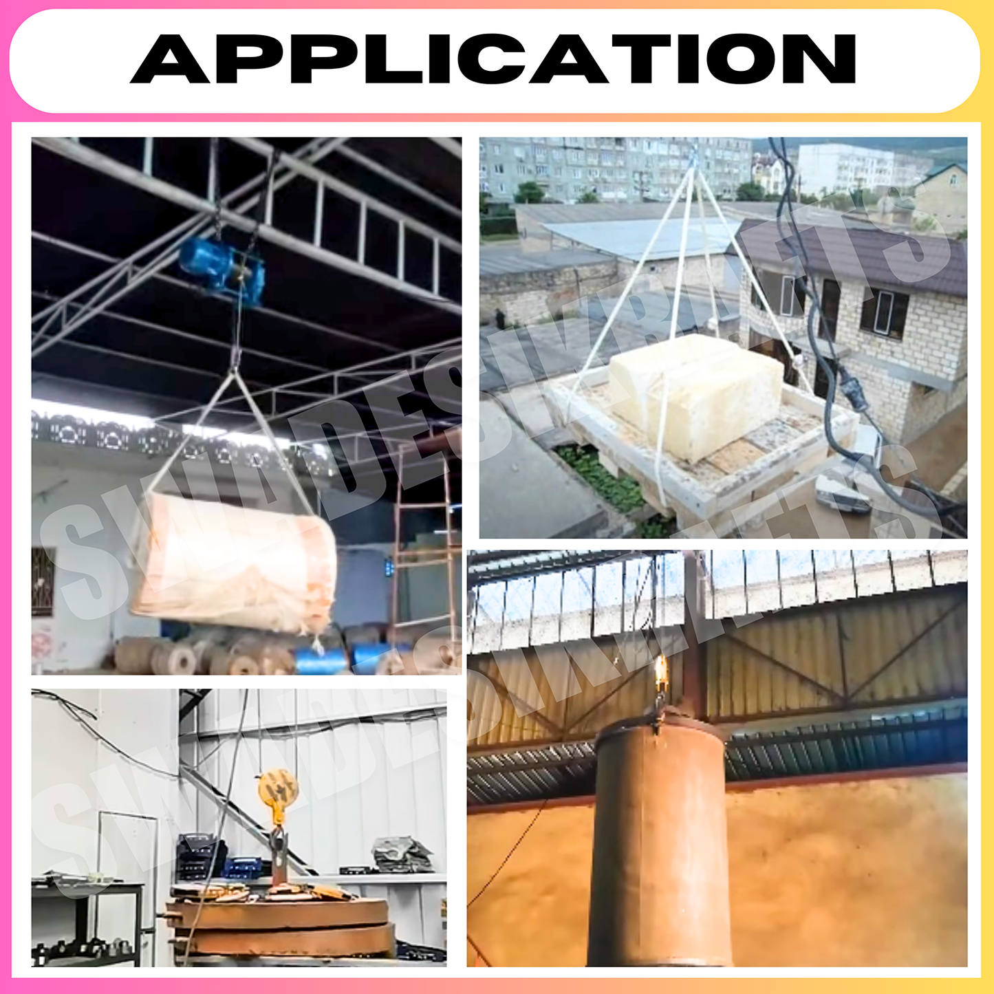 SWADESI KRAFTS CD 5Ton 16mm 9Mtr Wire Rope Hoist for Material Handling 10hp Main Motor three Phase | Winch Construction Mini Hoist 100% CT Copper Motor 1.5HP (Left & Right AND Up & Down)