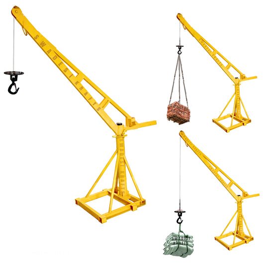 SWADESI KRAFTS Electric Mini Lifting Crane 70kg Frame | Mini Crane Scale 500kg (WITHOUT MOTOR)